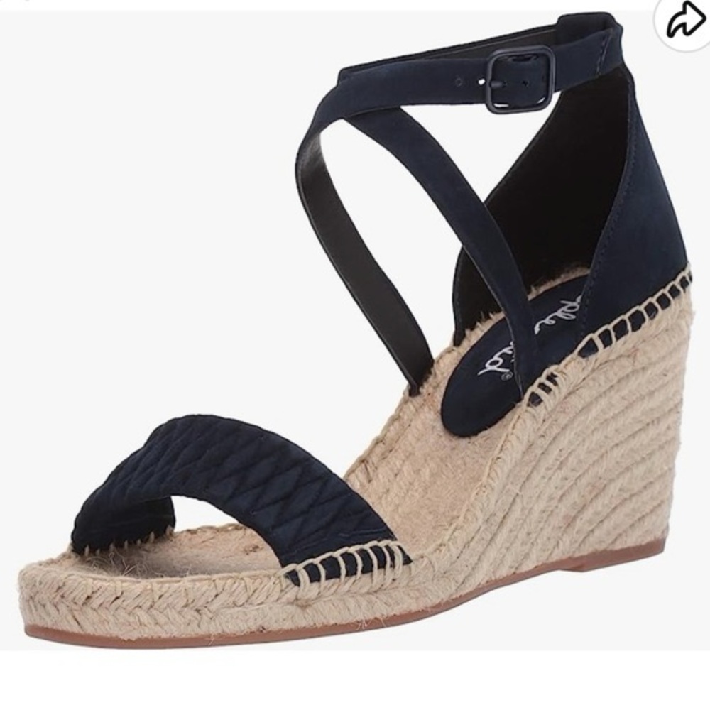 Splendid Sheri Navy Wedge Espadrilles